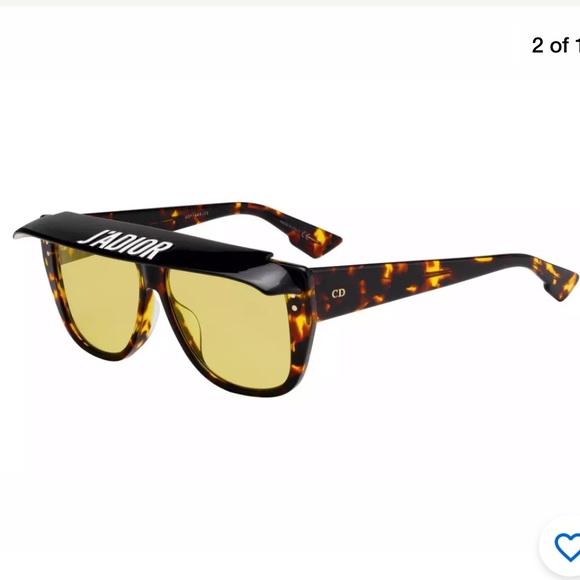 Dior Diorama Yellow Visor Sunglasses DiorClub2